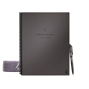 Rocketbook Undated Teacher Planner Gray 11"x9"